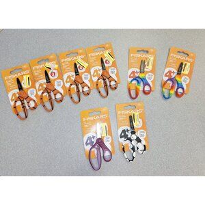 Fiskars Scissors for Kids  Safety Lot Of 8 Variety